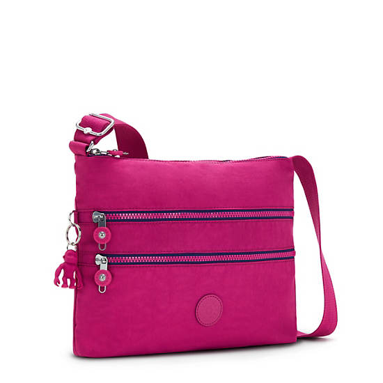 Kipling Alvar Crossbody Bags Pink Fuchsia | CA 1066BE